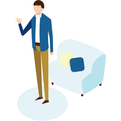 室内状況はそのままでOK手間をかけずに簡単に売却できます